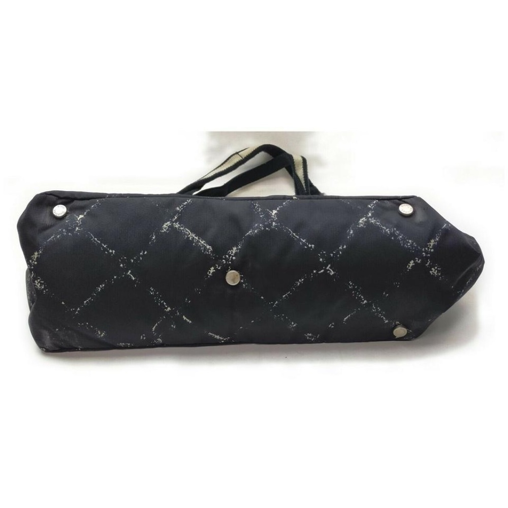 Chanel Black Travel Line Nylon Tote - Picture 5 of 9